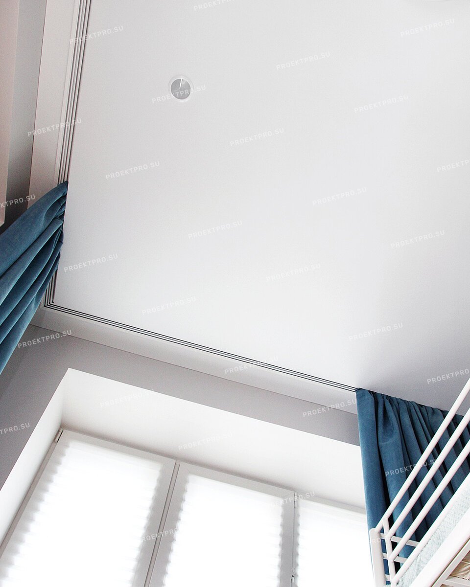 Встроенные карнизы в натяжной потолок
