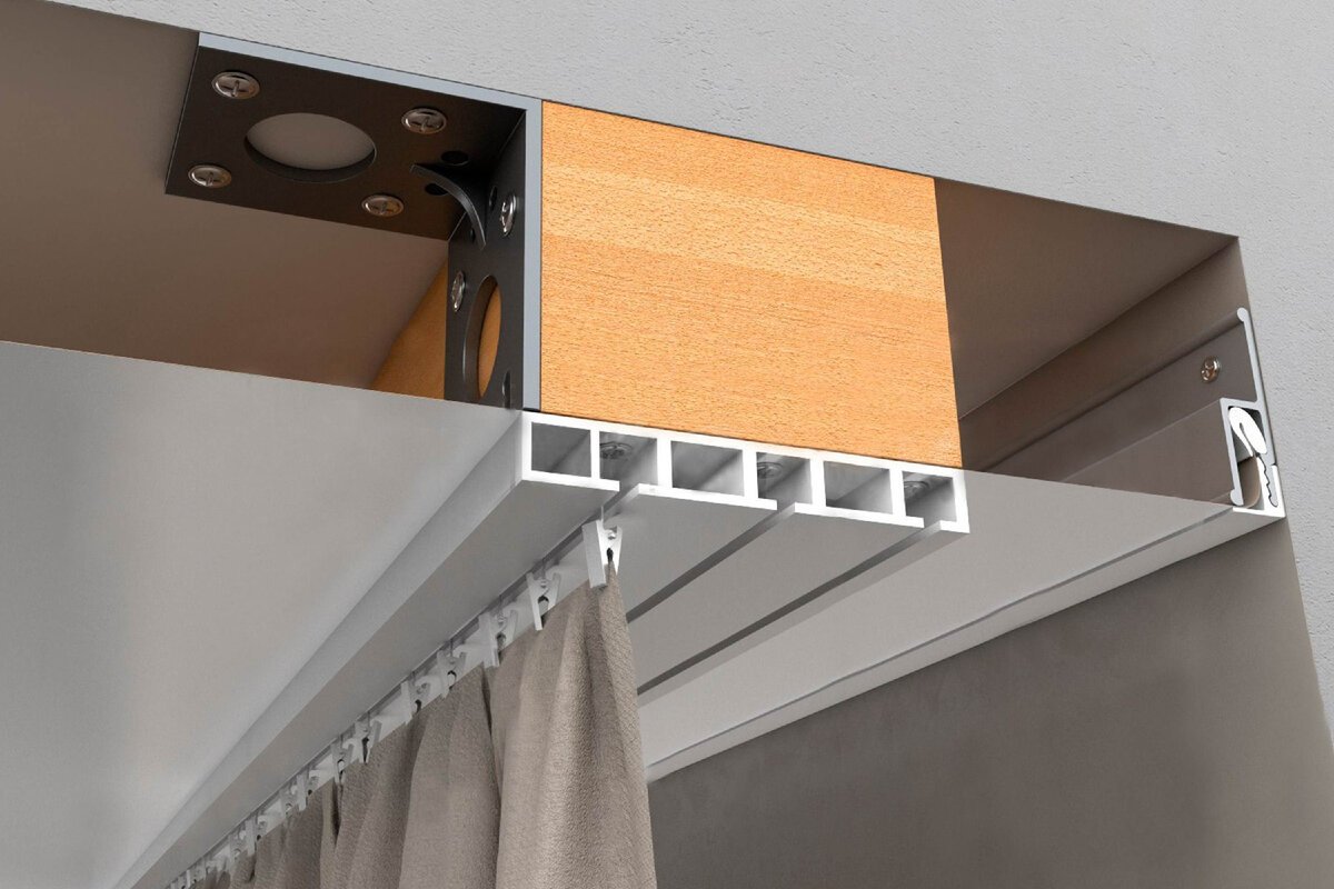 Профиль ПФ 0040 гардина двухрядная