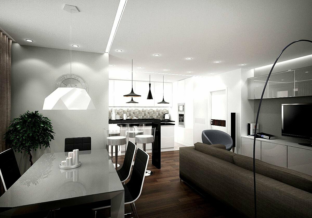 Натяжные потолки в стиле Минимализм