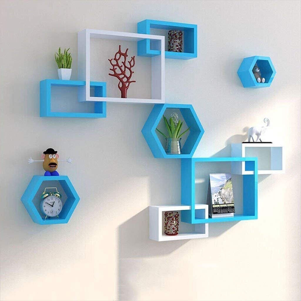 Геометрические полки на стену