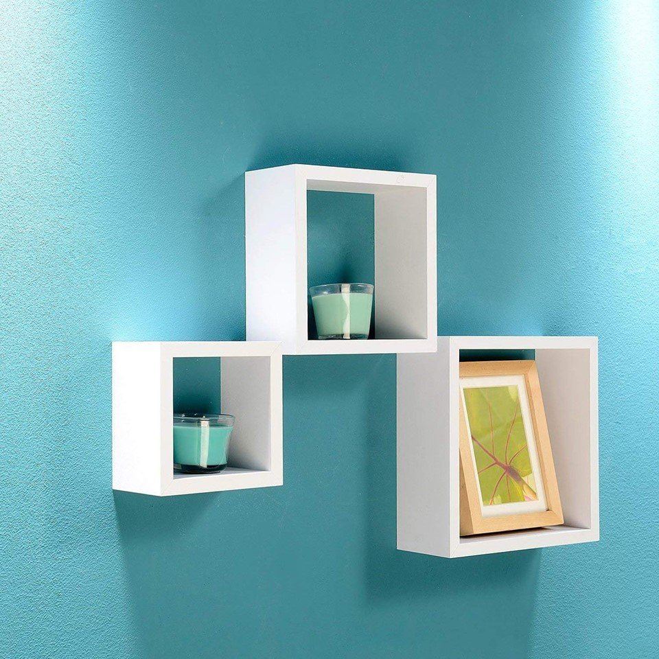 Полки настенные квадратные