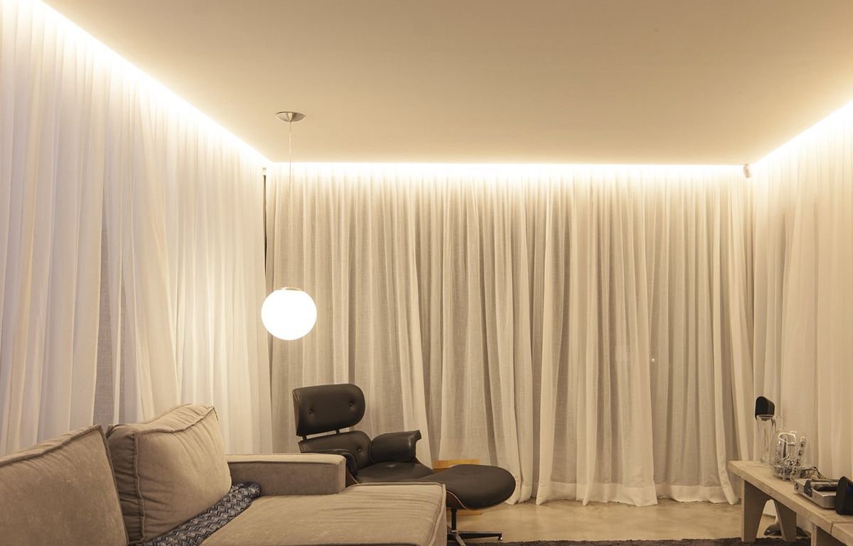 Светодиодная подсветка штор