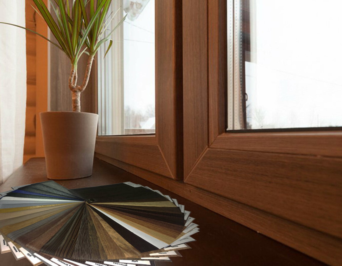 Окна Рехау под дерево