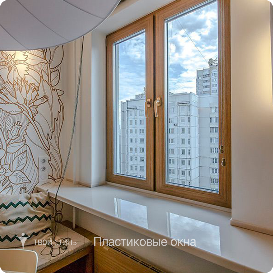 Пластиковые окна в интерьере