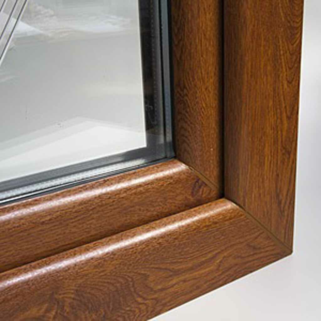 Окна Рехау золотой дуб