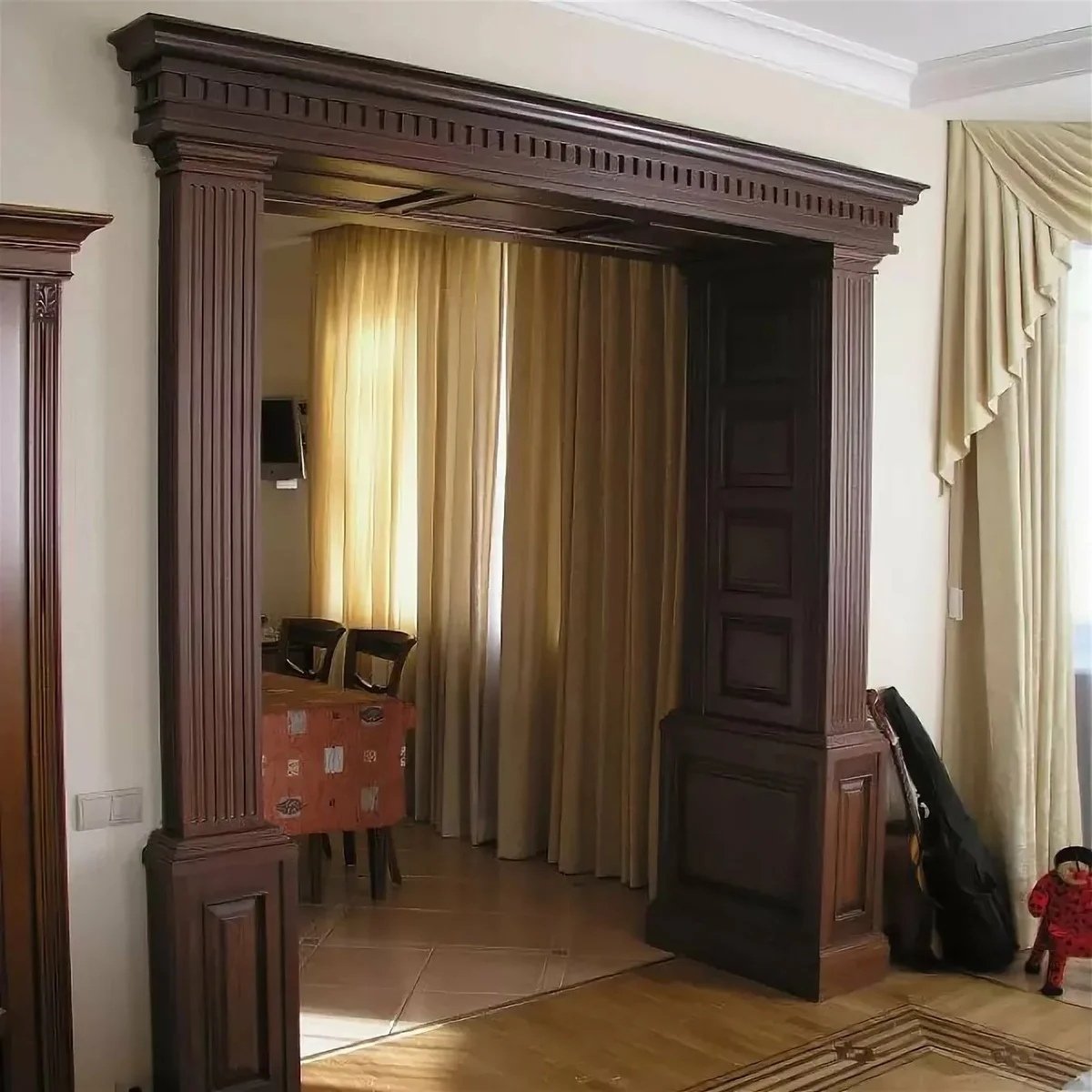 Прямоугольная арка в дверной проем