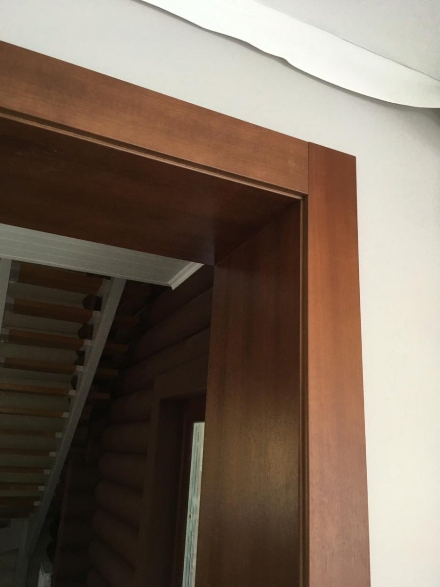 Обрамление проема доборами