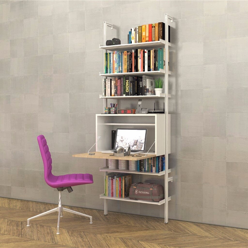 Стеллаж с откидным столиком