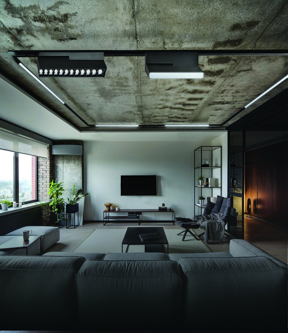 Donolux магнитный шинопровод в интерьере