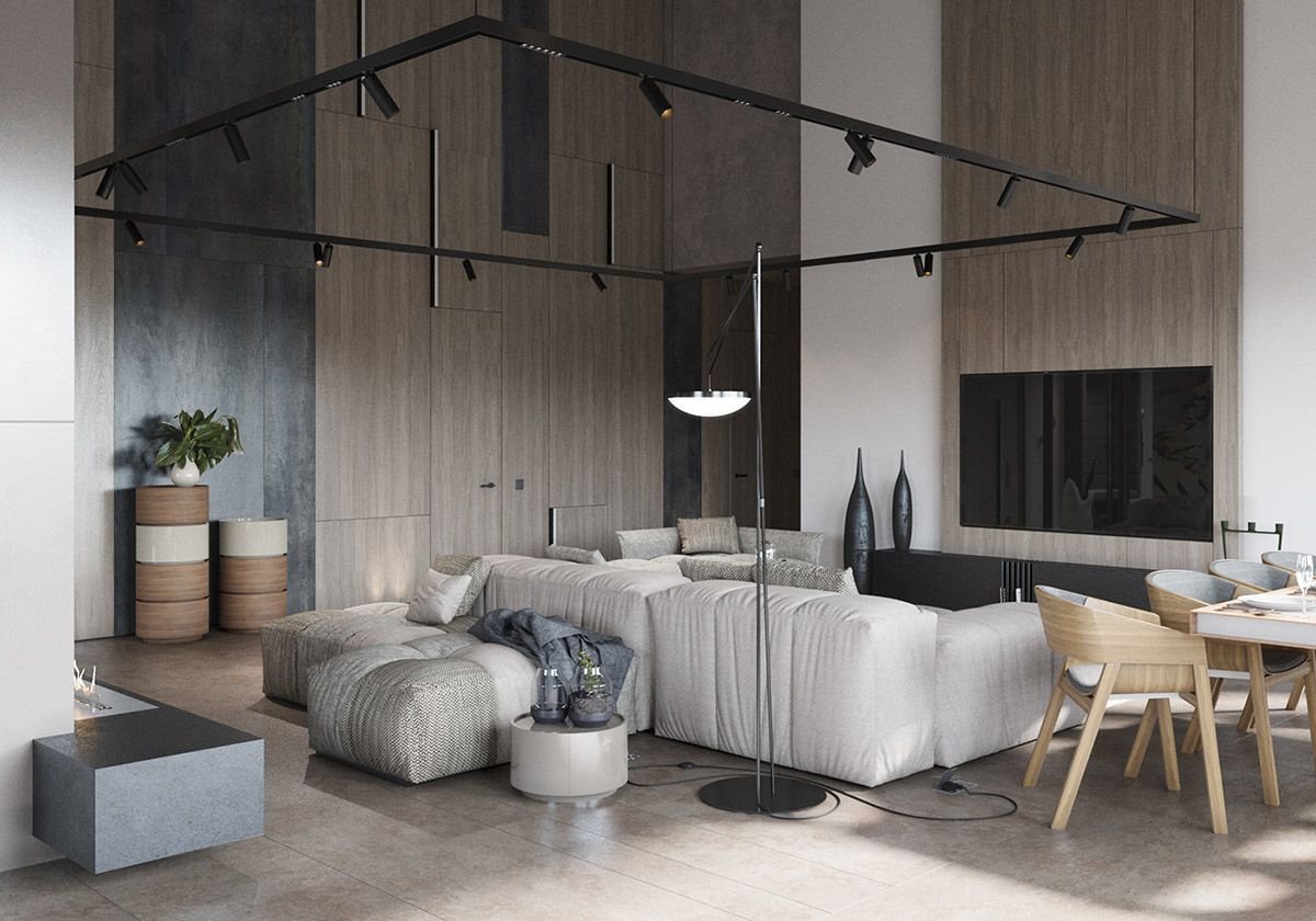 Трековые системы в интерьере