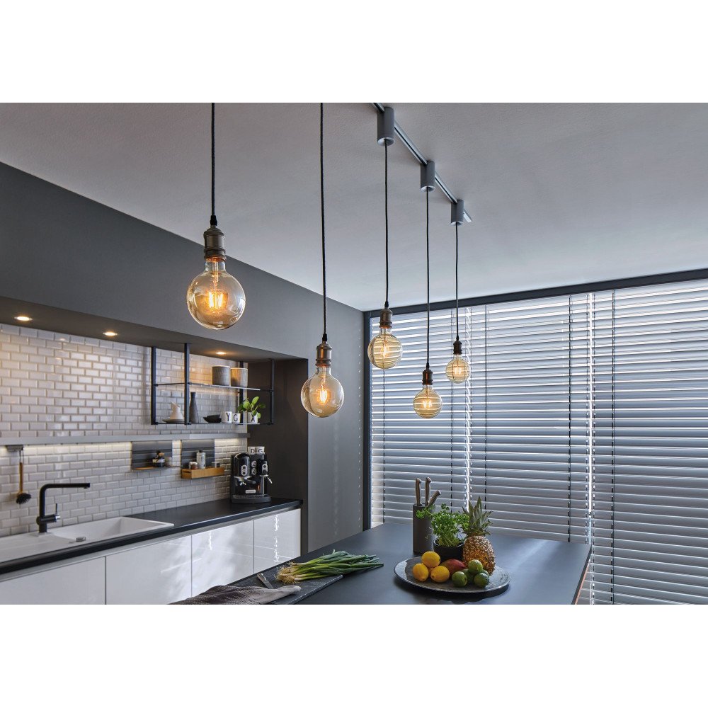 Светильники на кухне в интерьере