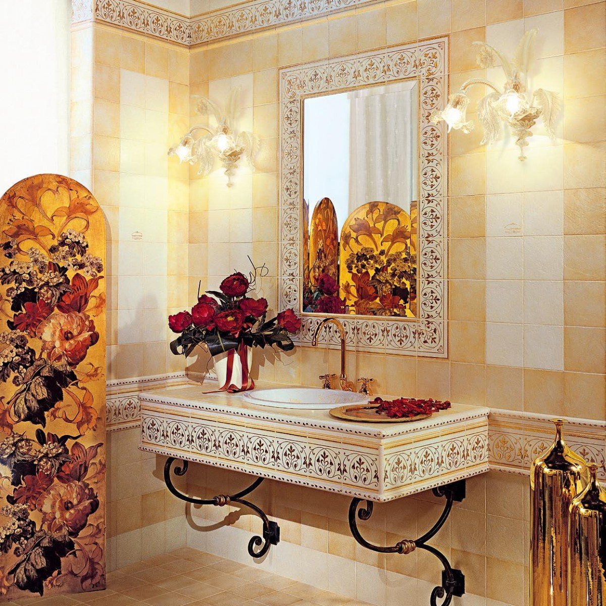 Красивый кафель для ванной комнаты