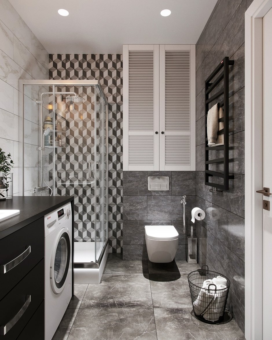 Ванная комната в однушке