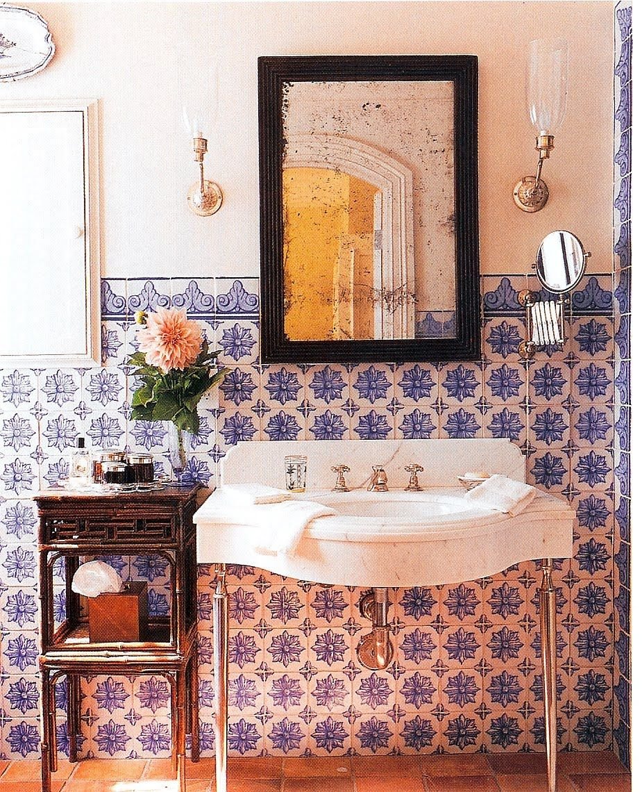 Ванная в португальском стиле