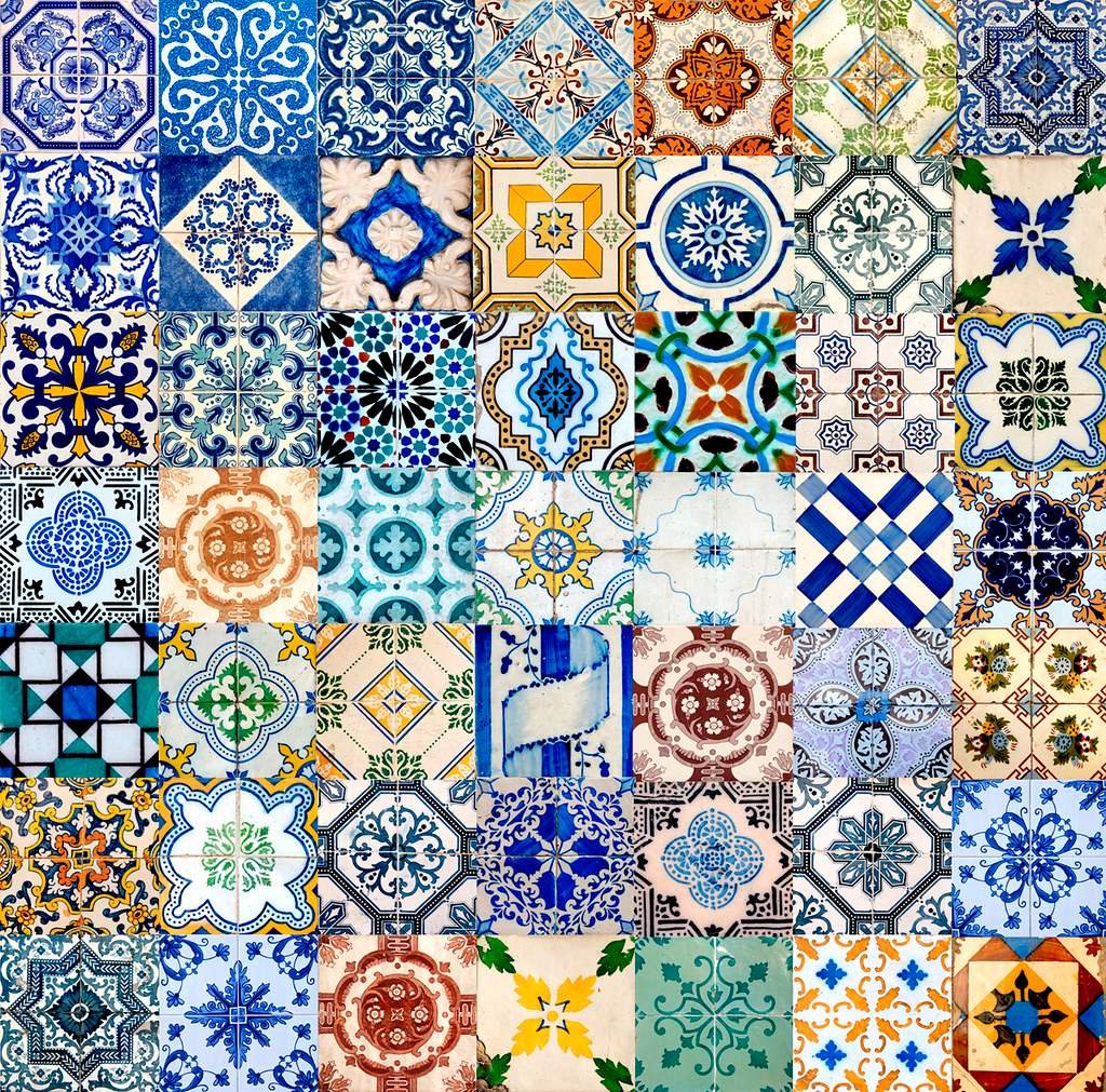 Португальский орнамент азулежу