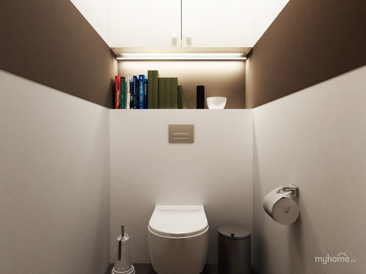 Полка над инсталляцией