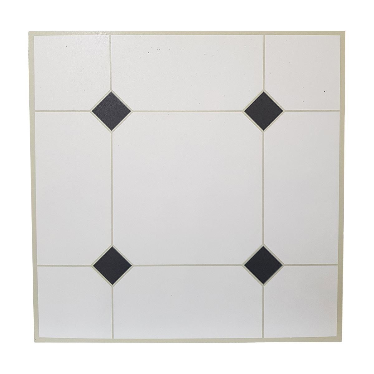 Плитка белая с черными квадратиками