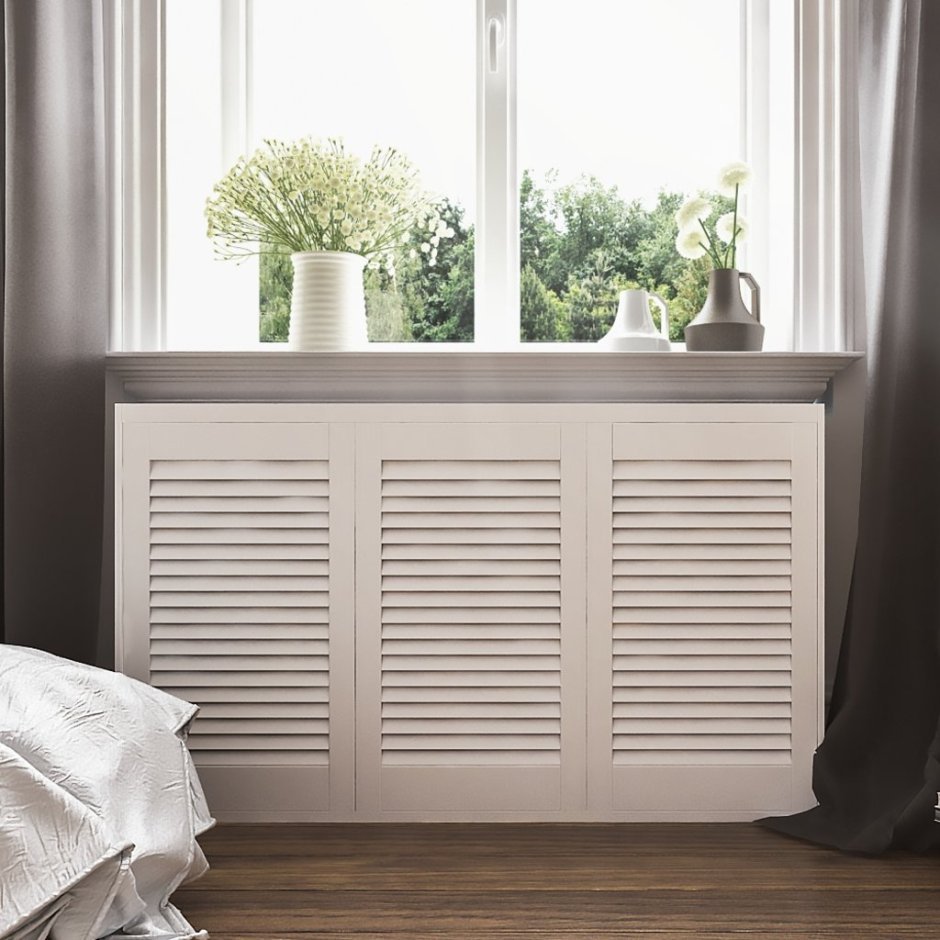 Жалюзийные дверцы на батареи