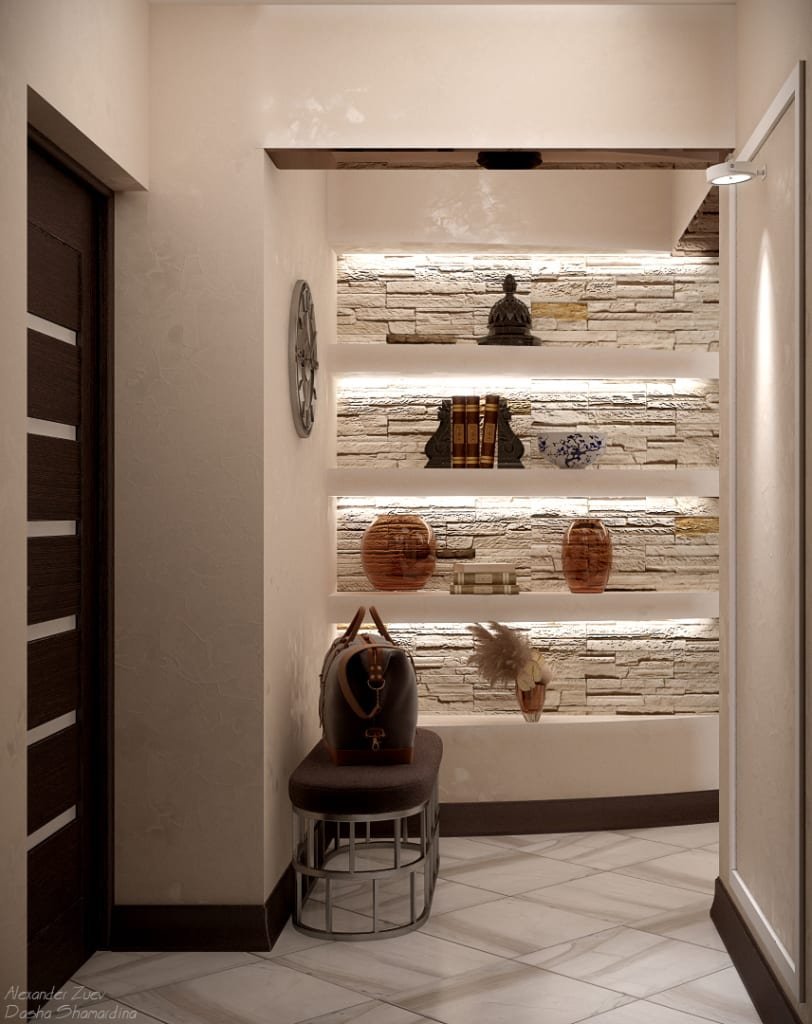 Ниша в стене в коридоре