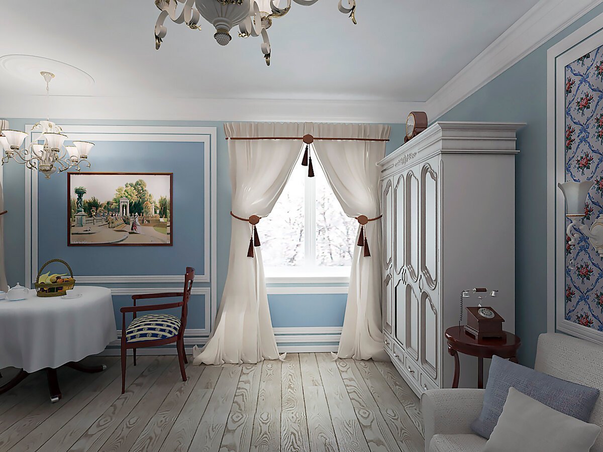 Русская Дворянская усадьба интерьер