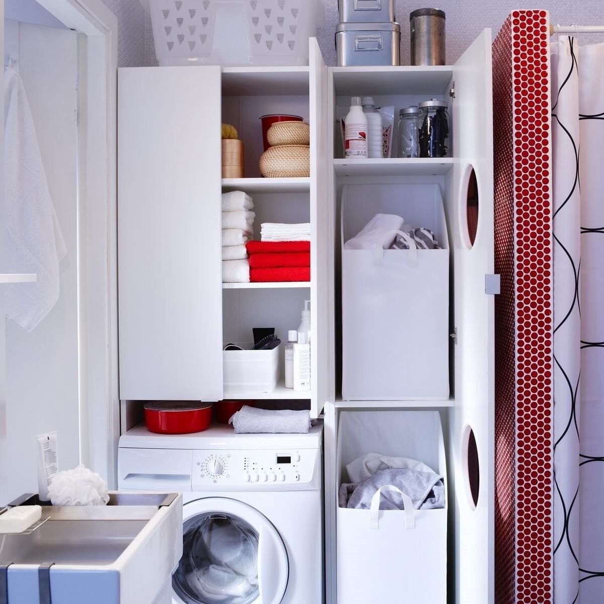 ЛИЛЛОНГЕН шкаф д/стиральн машины, белый