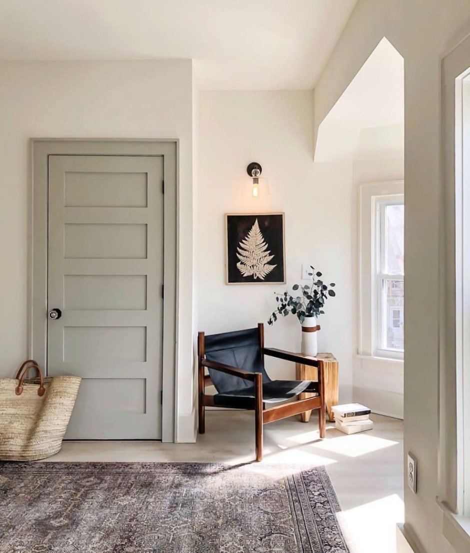 Крашеные двери в интерьере