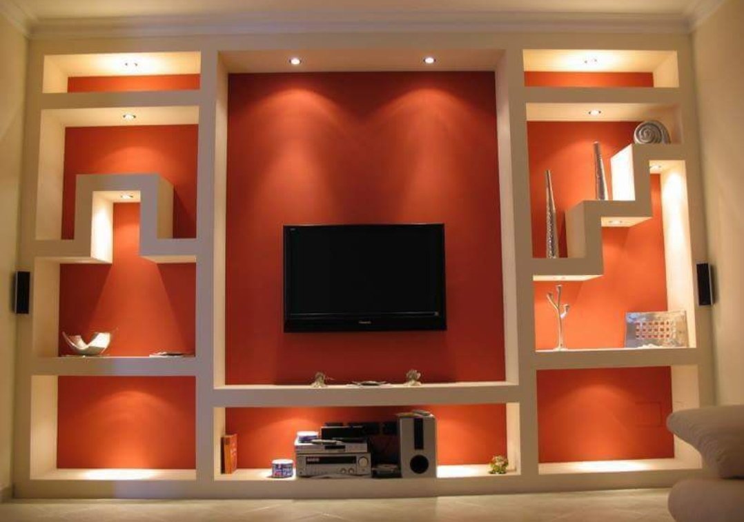 Ниши в стене для телевизора