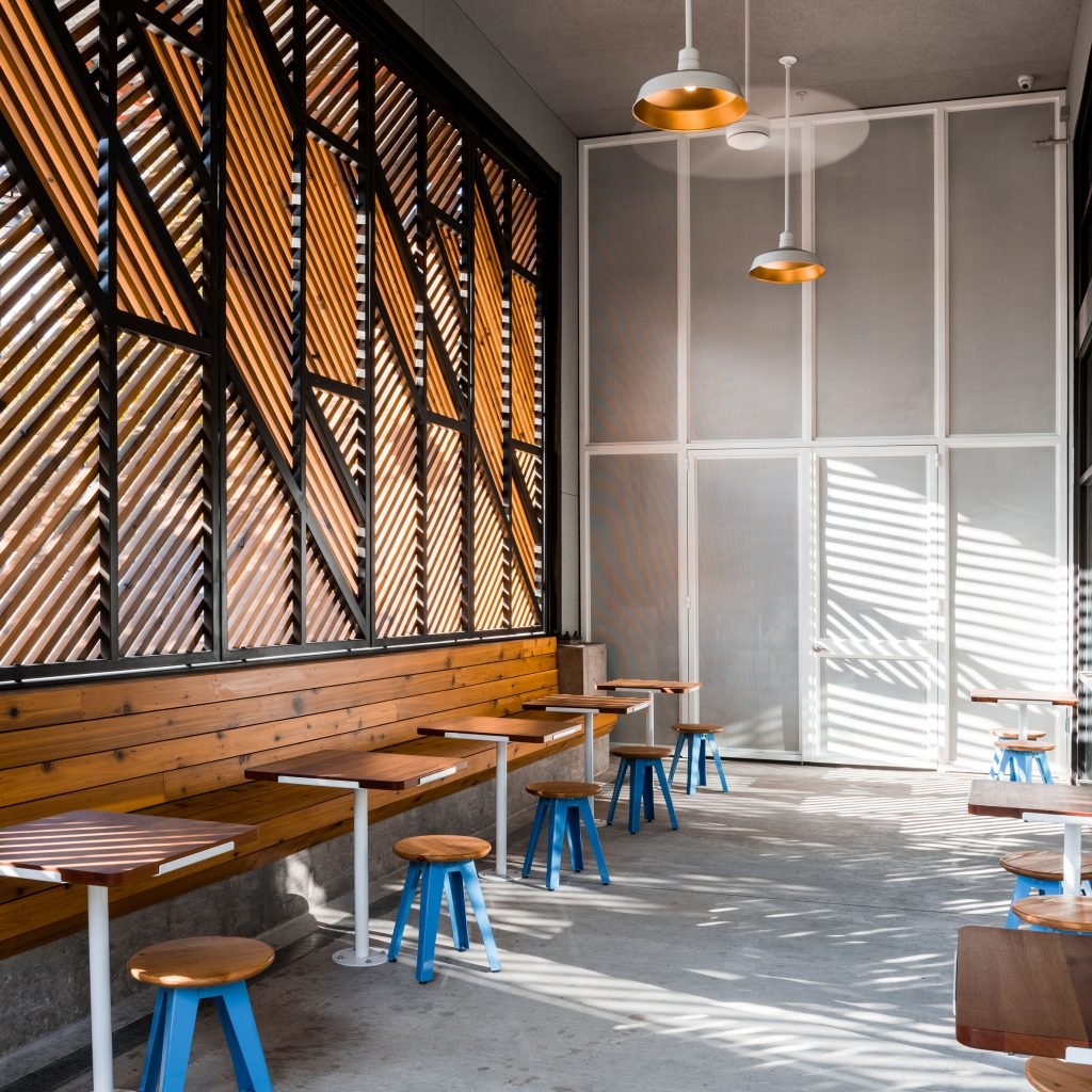 Перегородки в кафе