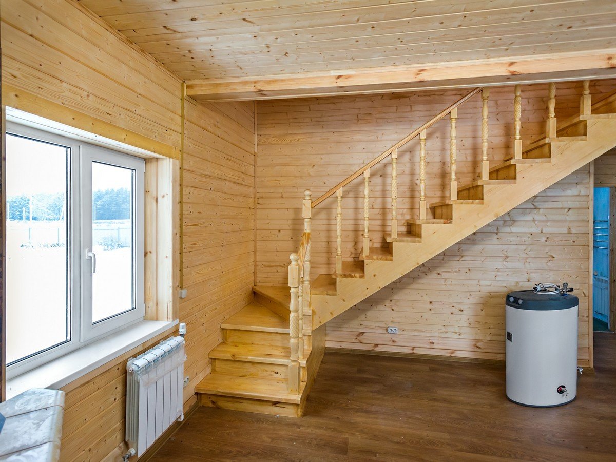 Отделка щитового дома