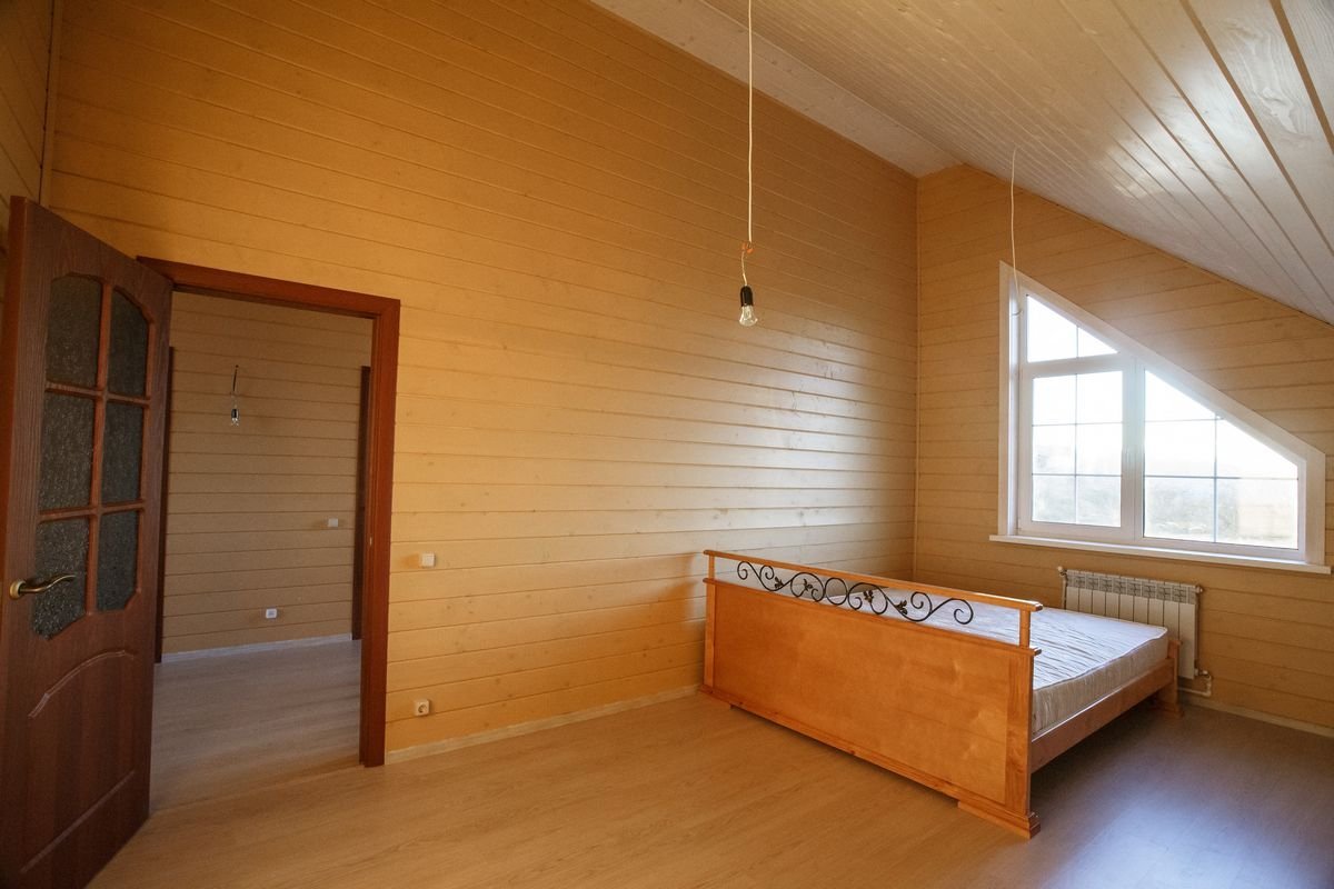 Внутренняя отделка имитацией бруса в каркасном доме