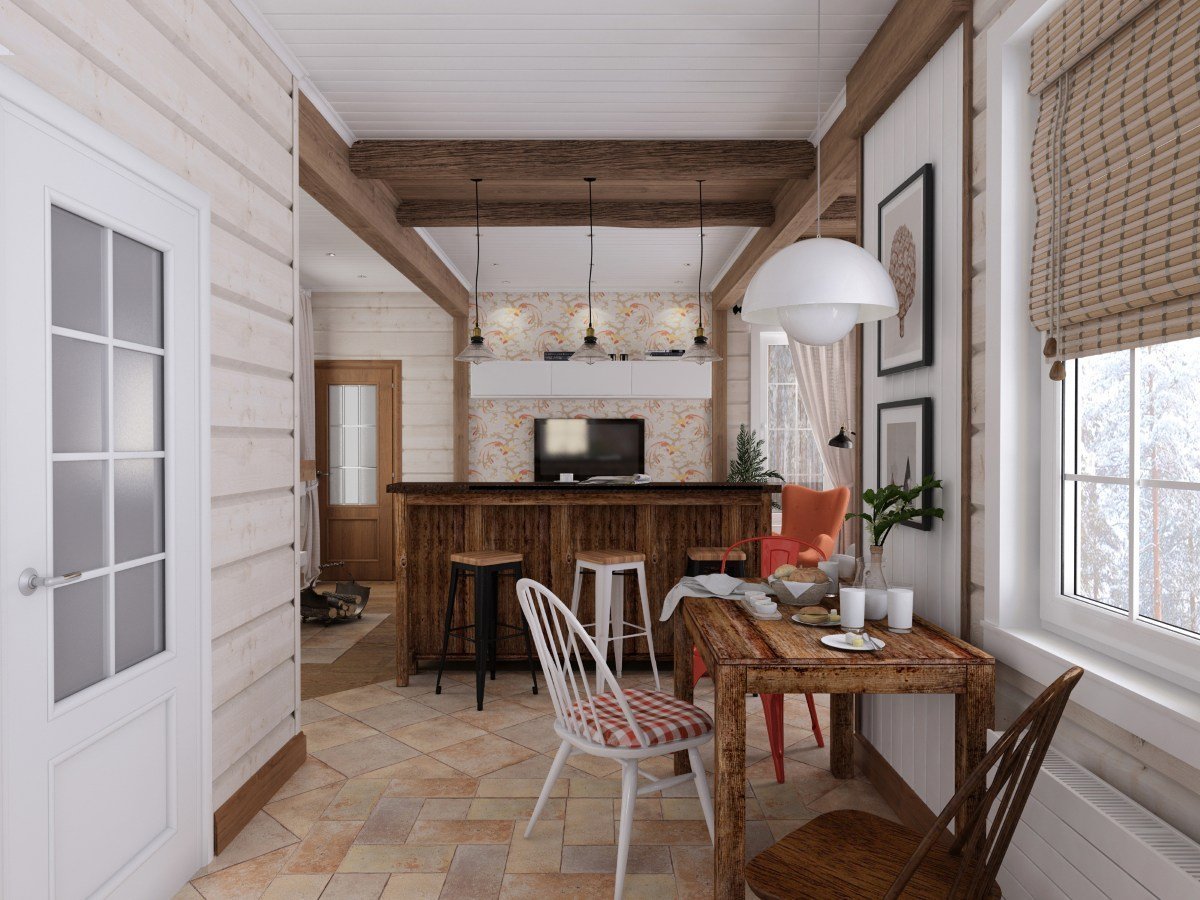 Отделка дома в скандинавском стиле