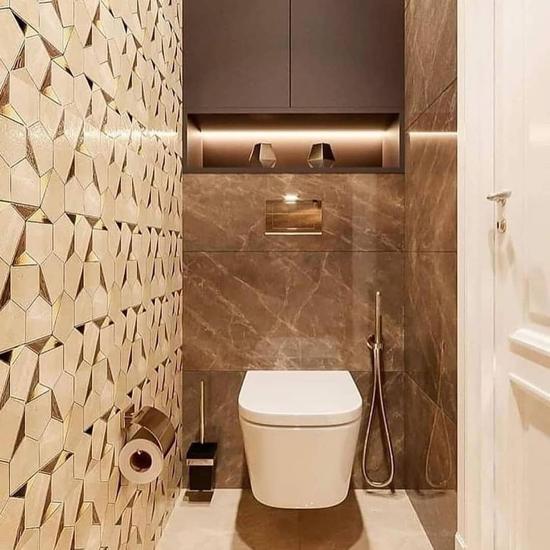 Деко туалета с инсталяцией