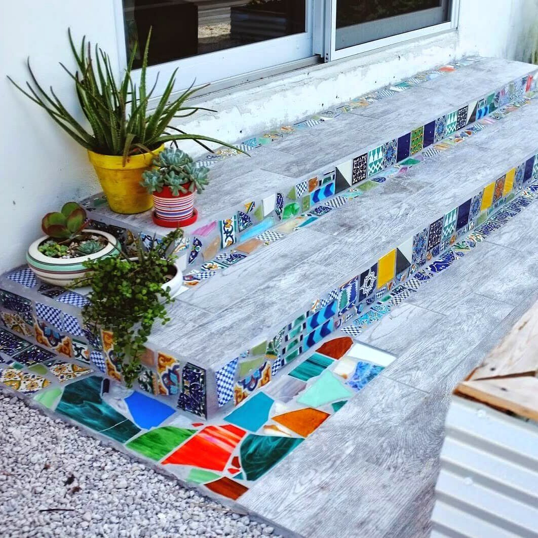 Мозаика на даче