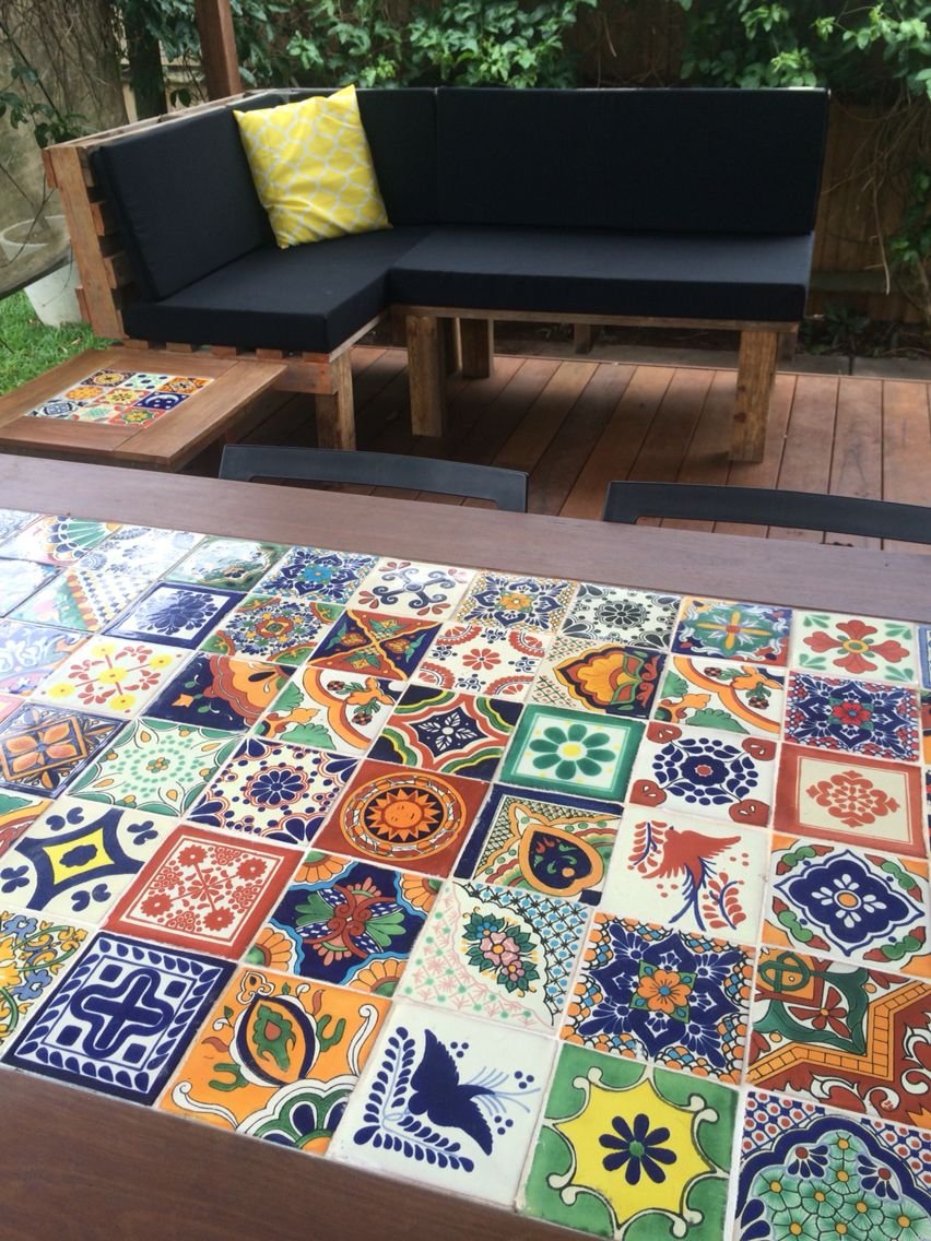 Декор из остатков плитки