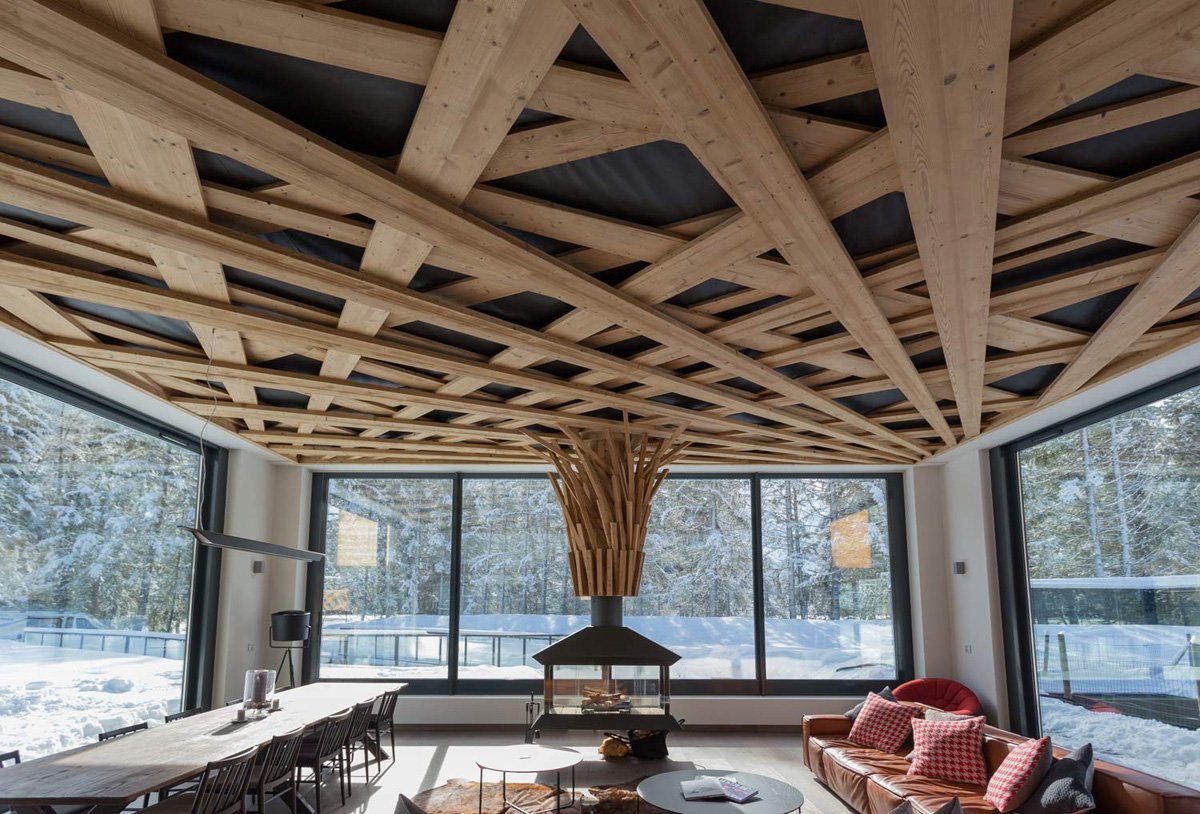 Терраса Шале фахверк