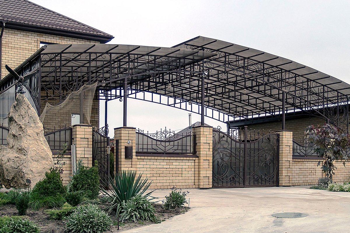 Красивые навесы