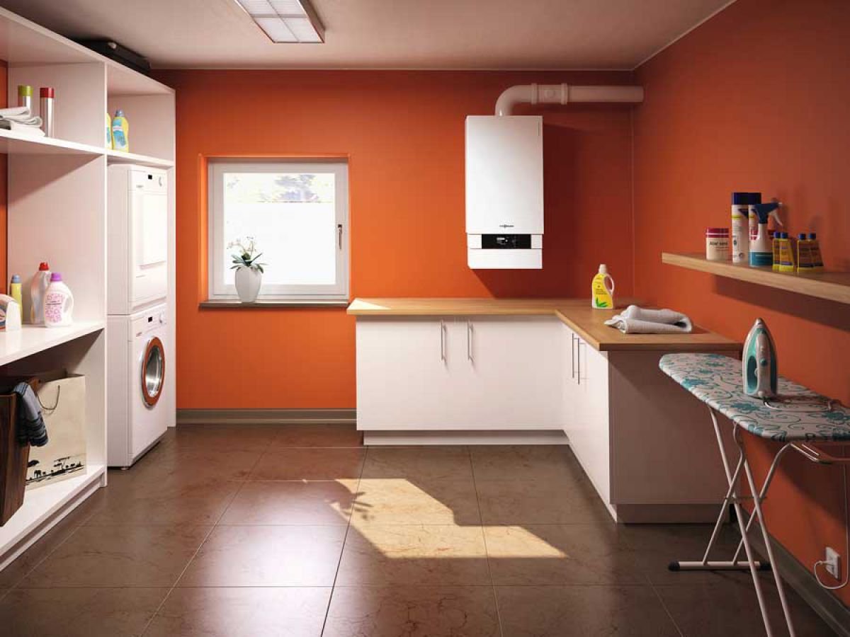 Газовый котел в интерьере