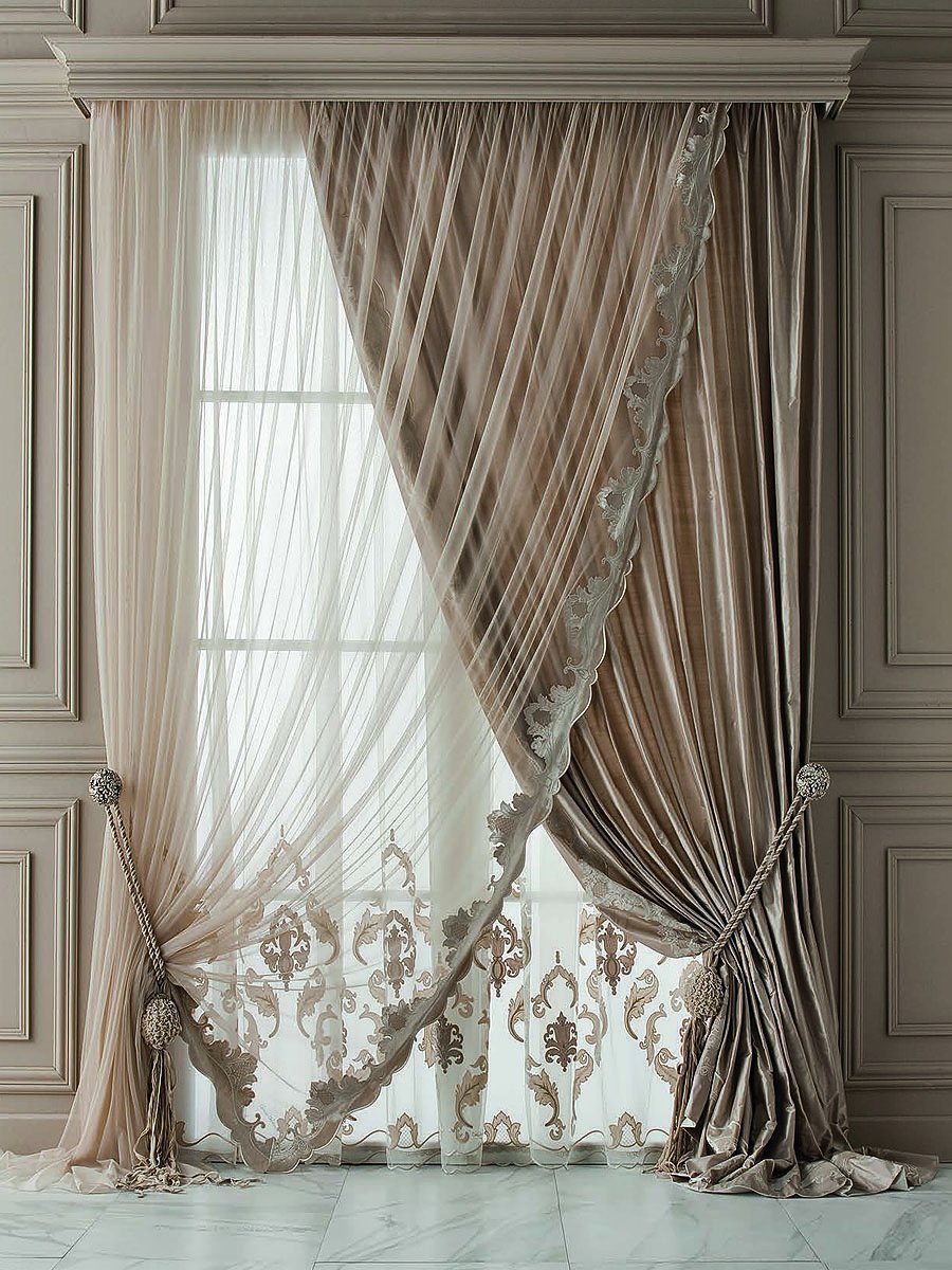 Шторы в гостиную в современном