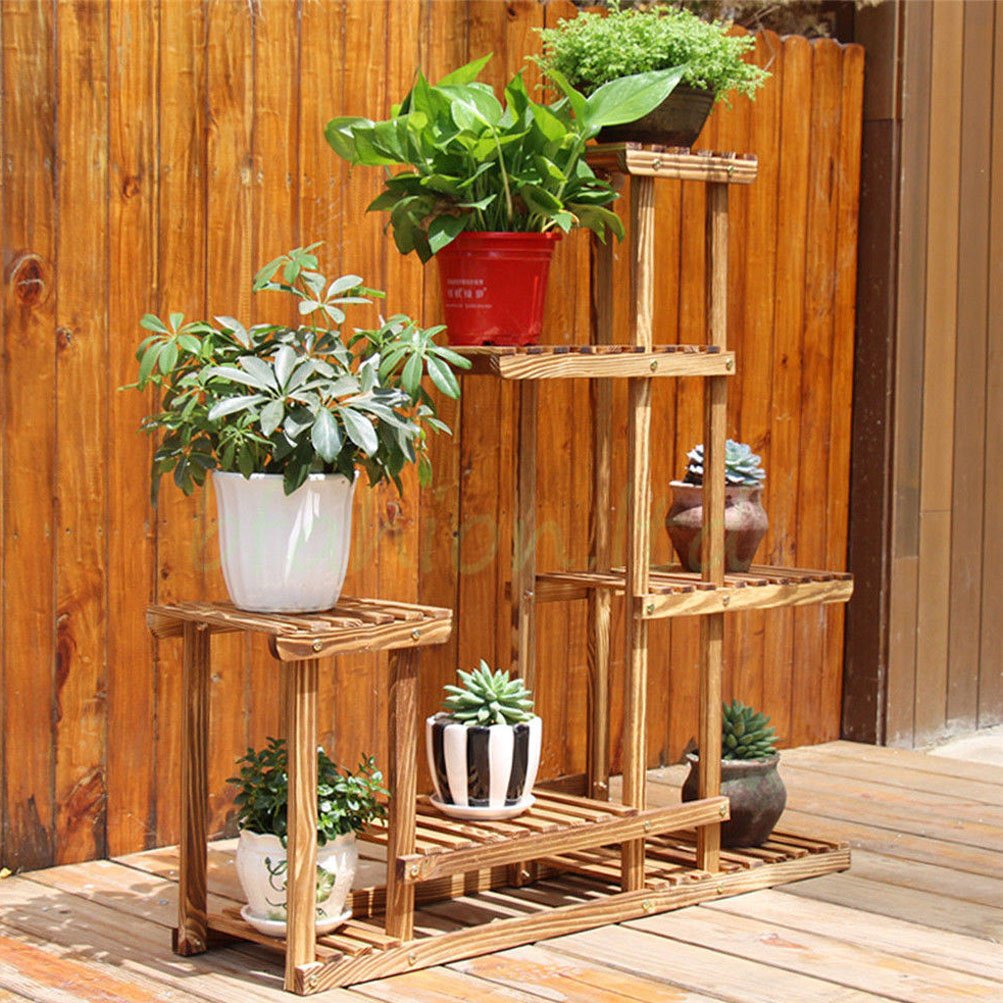 Цветочницы из дерева для дома