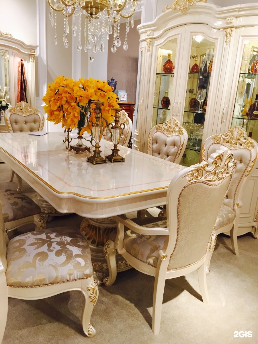 Столовая мебель классика беж Лючия Китай