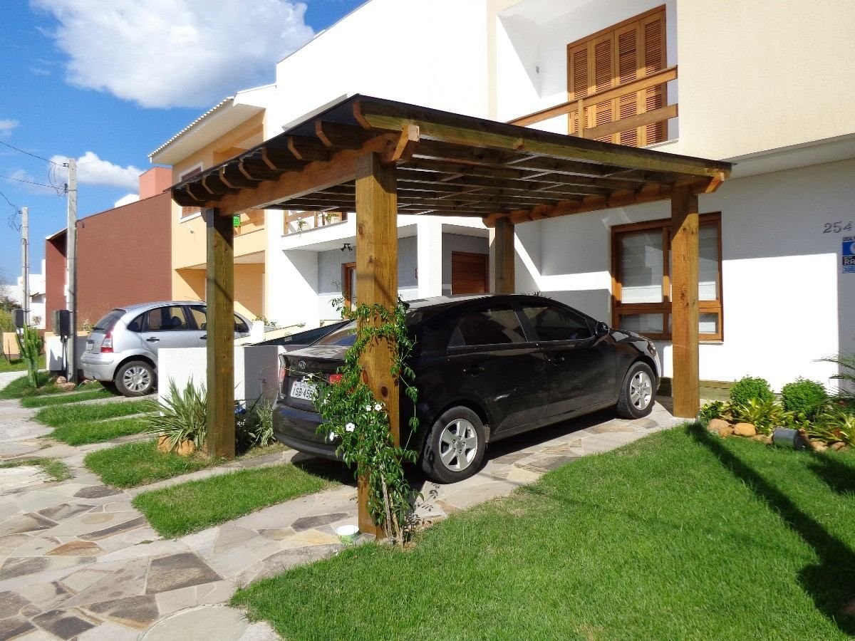 Навес у дома гараж и беседка