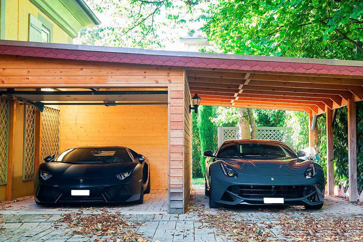Навес для спорткара