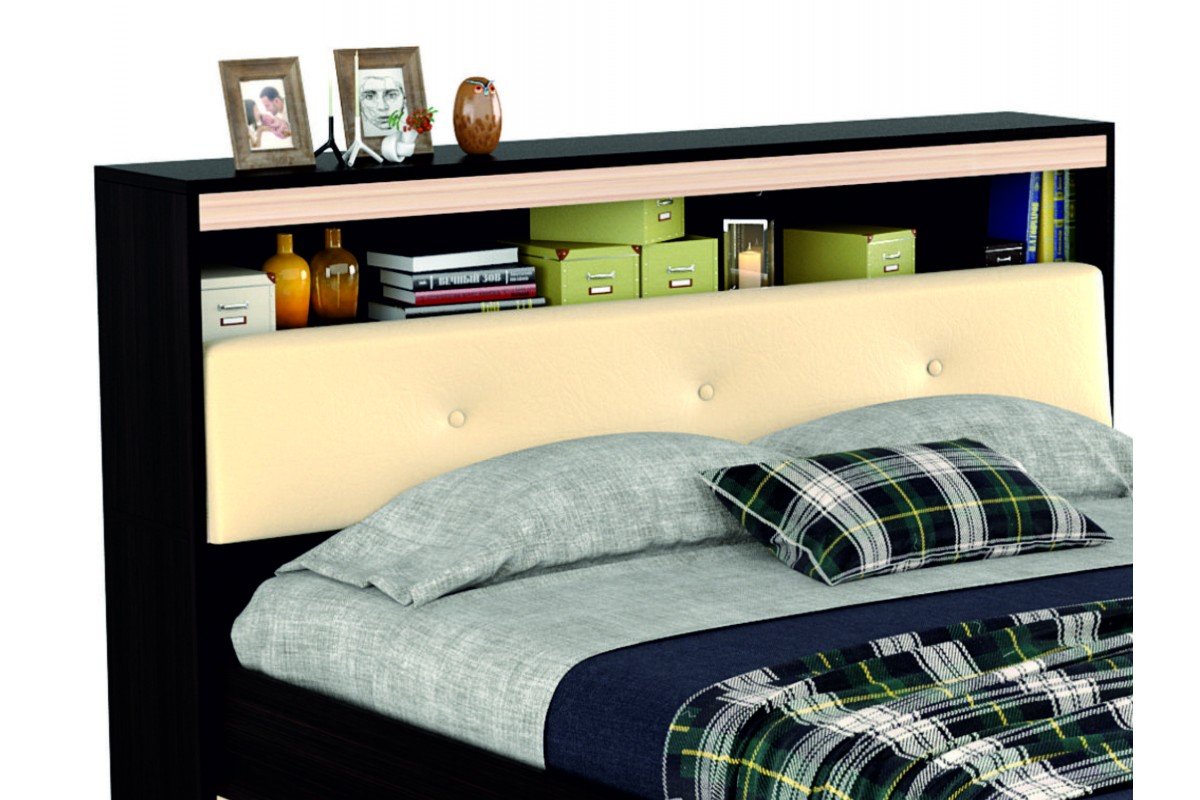 Кровать двуспальная Виктория эко-п