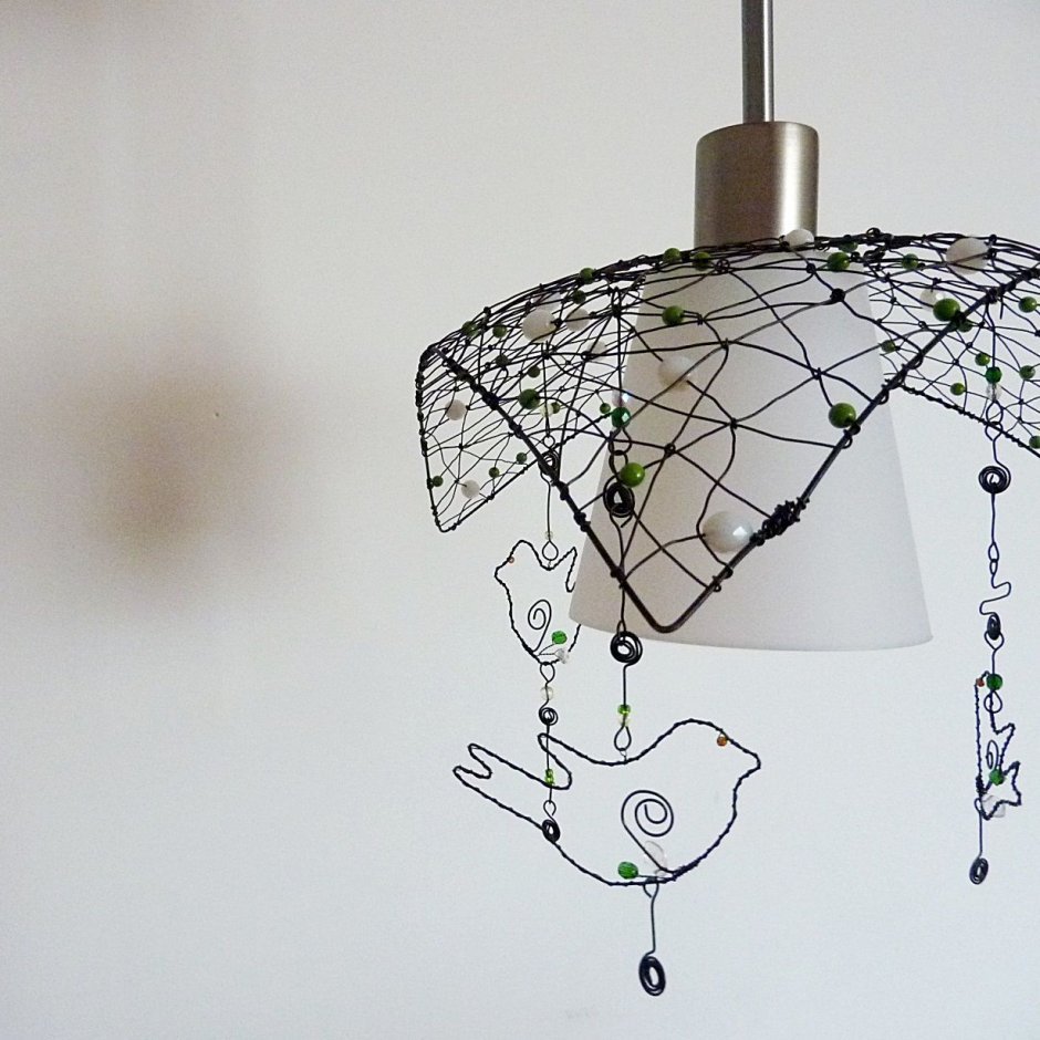 Люстра из проволоки