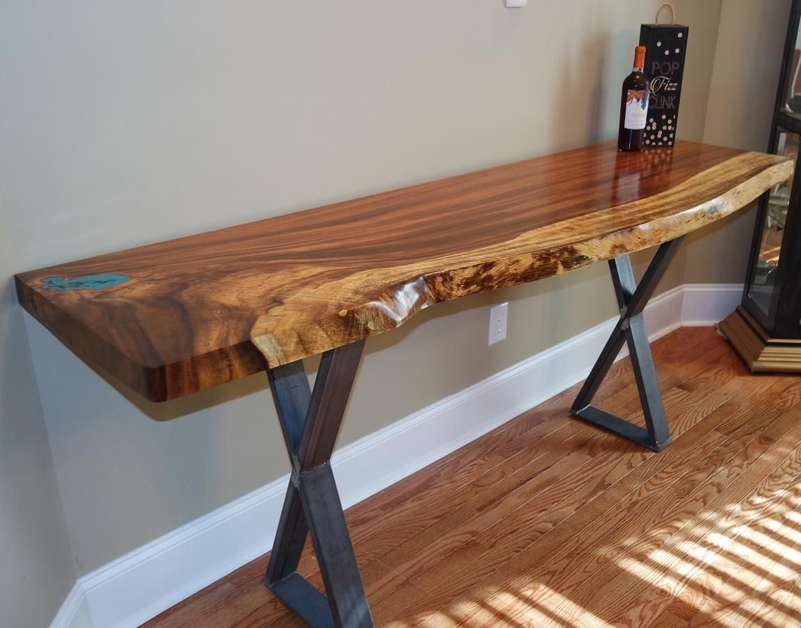 Консоль из слэба