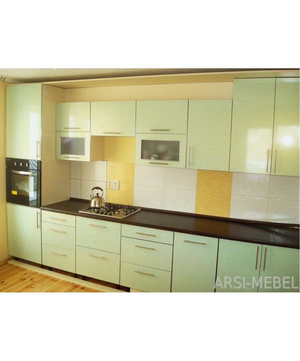 Кухни прямые 3 метра пластиковые