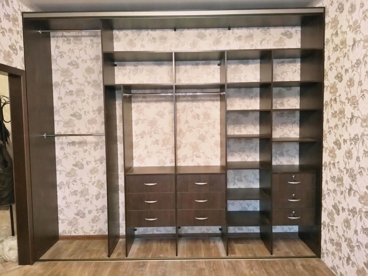 Встроенный шкаф купе наполнение