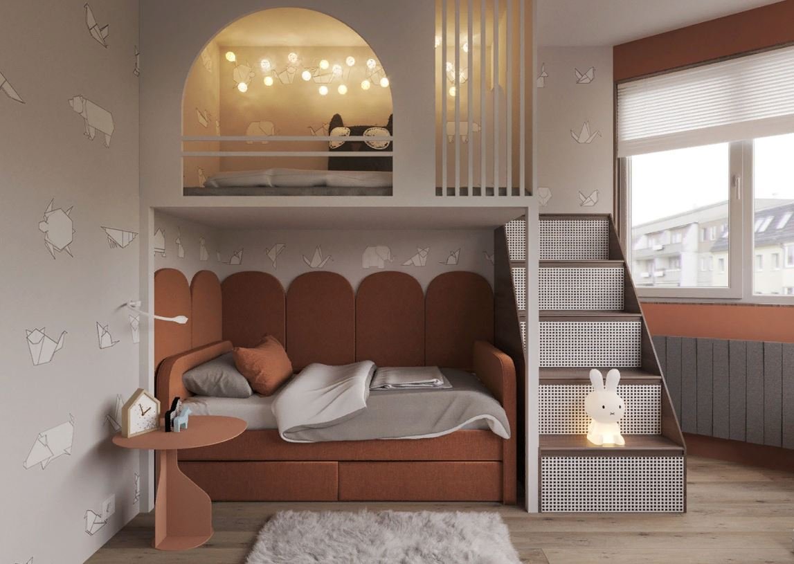 Двухуровневая кровать