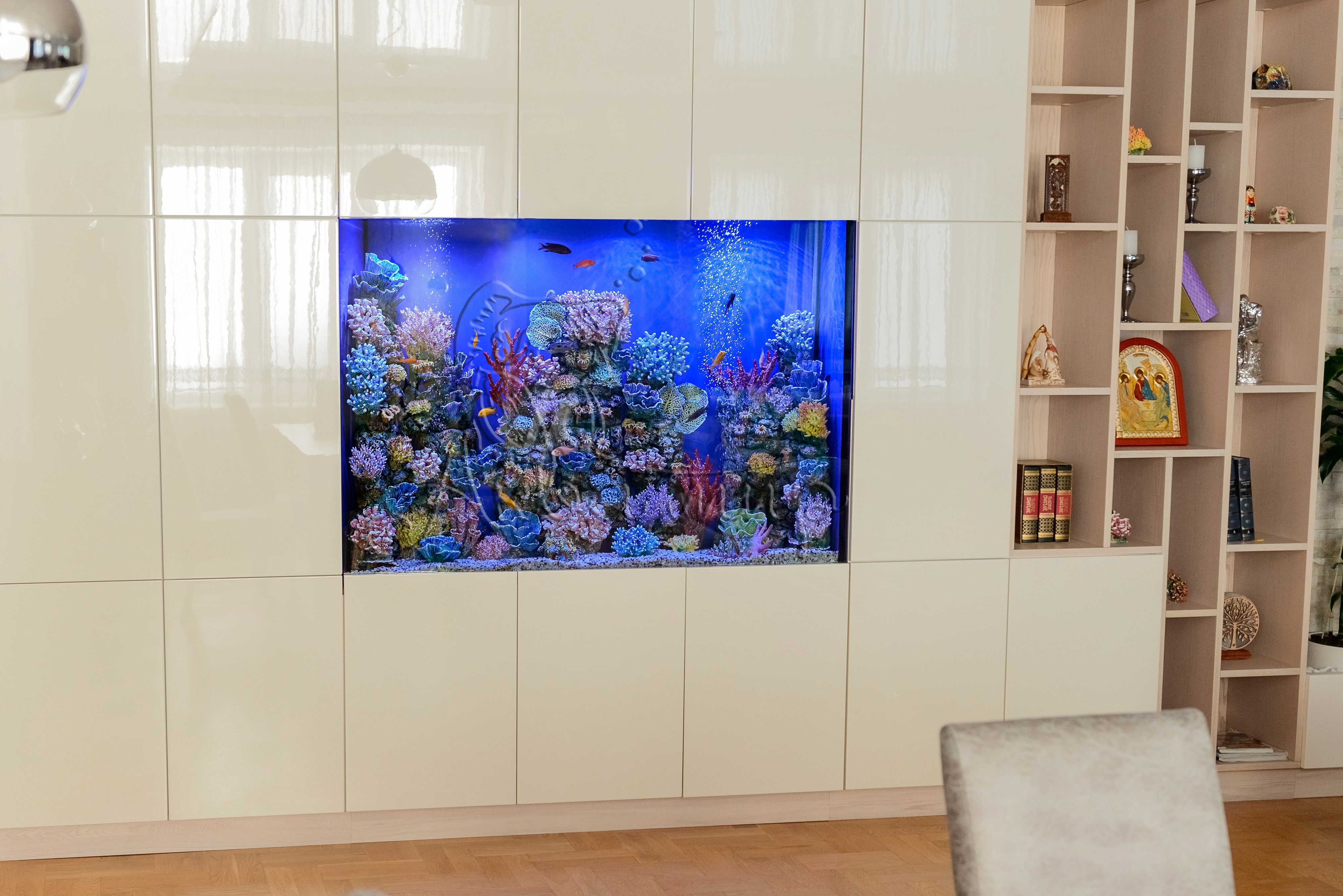 Шкаф с аквариумом внутри в интерьере (51 фото) - красивые картинки и HD фото