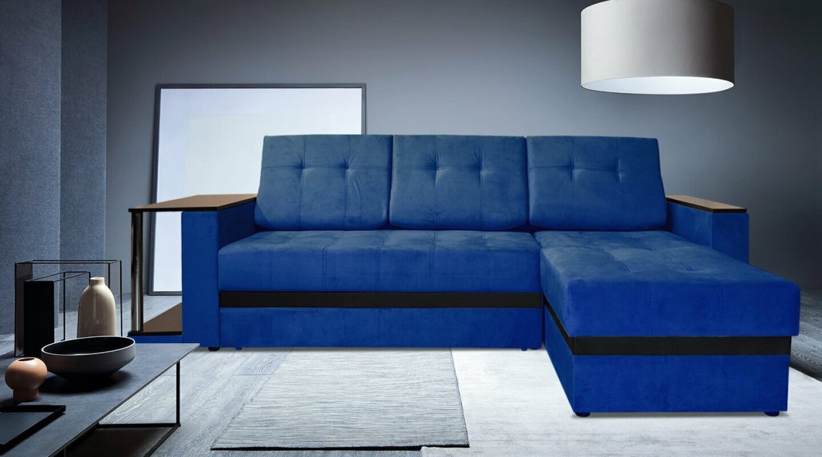 Угловой диван Атланта велюр